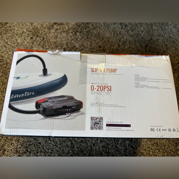 Morpilot 20PSI Paddle Board Pump - Picture 7 of 8